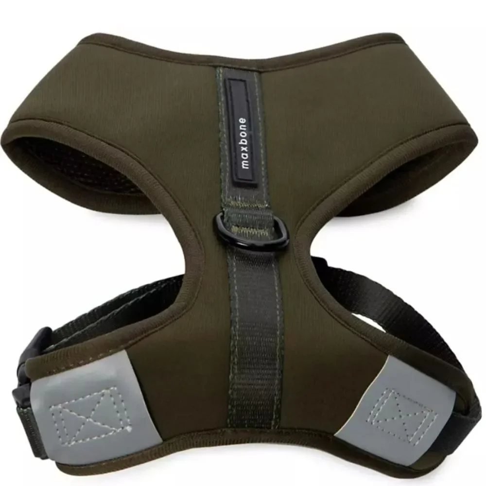 MaxBone Sport Dog Harness Olive Green Size M